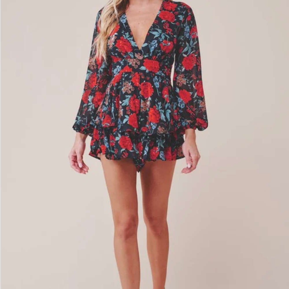 Ruffled Romper‎